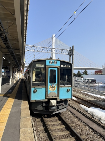 青森駅から浅虫温泉駅の乗車記録(乗りつぶし)写真