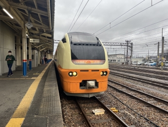 酒田駅から新潟駅の乗車記録(乗りつぶし)写真