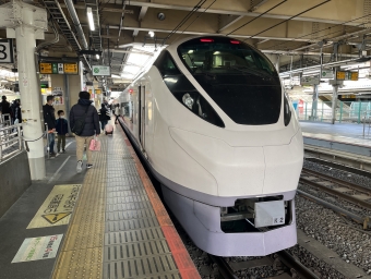 上野駅から湯本駅の乗車記録(乗りつぶし)写真