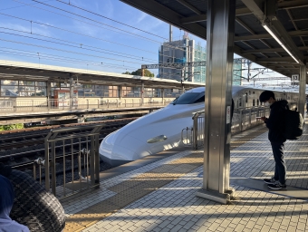 小田原駅から名古屋駅の乗車記録(乗りつぶし)写真