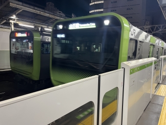 代々木駅から渋谷駅の乗車記録(乗りつぶし)写真