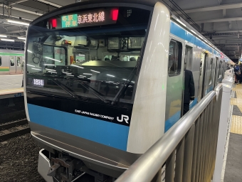 川崎駅から東神奈川駅の乗車記録(乗りつぶし)写真