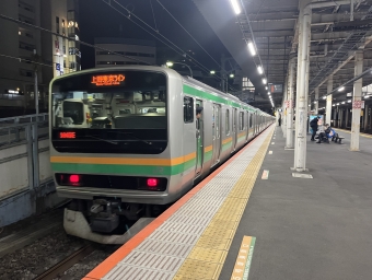 横浜駅から辻堂駅の乗車記録(乗りつぶし)写真