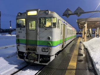 八雲駅から森駅の乗車記録(乗りつぶし)写真