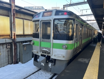 恵庭駅から千歳駅:鉄道乗車記録の写真