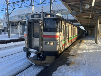 厚別駅から白石駅の乗車記録(乗りつぶし)写真