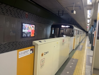 大通駅から白石駅の乗車記録(乗りつぶし)写真