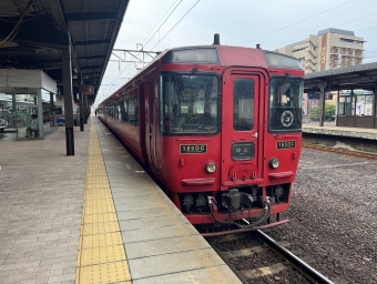 別府駅から大分駅の乗車記録(乗りつぶし)写真