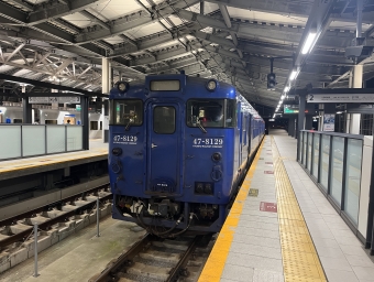 長崎駅から浦上駅の乗車記録(乗りつぶし)写真