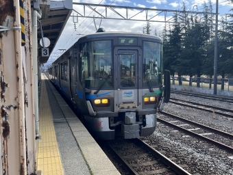 魚津駅から黒部駅の乗車記録(乗りつぶし)写真