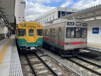 電鉄富山駅から稲荷町駅:鉄道乗車記録の写真