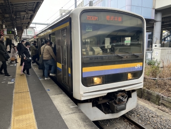 都賀駅から東千葉駅の乗車記録(乗りつぶし)写真