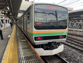 浦和駅から大宮駅の乗車記録(乗りつぶし)写真