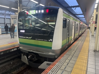 橋本駅から桜木町駅の乗車記録(乗りつぶし)写真