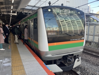川崎駅から品川駅の乗車記録(乗りつぶし)写真