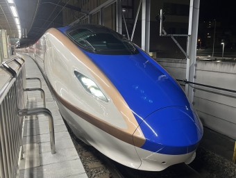 長野駅から東京駅の乗車記録(乗りつぶし)写真