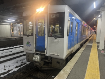 山形駅から北山形駅の乗車記録(乗りつぶし)写真