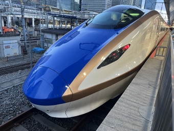 東京駅から富山駅の乗車記録(乗りつぶし)写真