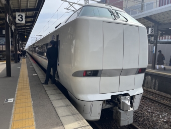 福井駅から加賀温泉駅の乗車記録(乗りつぶし)写真