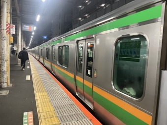 川崎駅から辻堂駅の乗車記録(乗りつぶし)写真