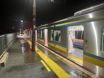 浅野駅から海芝浦駅の乗車記録(乗りつぶし)写真