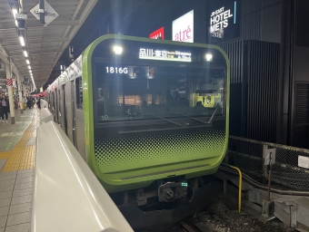 恵比寿駅から五反田駅の乗車記録(乗りつぶし)写真
