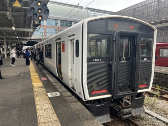 久留米駅から二日市駅の乗車記録(乗りつぶし)写真