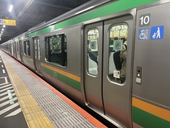 新宿駅から辻堂駅の乗車記録(乗りつぶし)写真