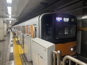市ケ谷駅から麹町駅の乗車記録(乗りつぶし)写真