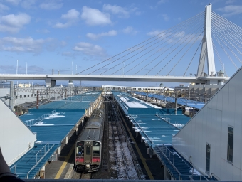 久喜駅から弘前駅の乗車記録(乗りつぶし)写真