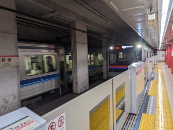 新橋駅から浅草駅:鉄道乗車記録の写真
