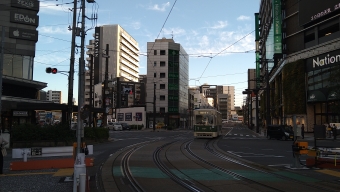 広島駅停留場から紙屋町西停留場の乗車記録(乗りつぶし)写真