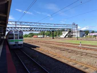 白石駅から滝川駅:鉄道乗車記録の写真