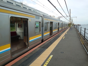 鶴見駅から海芝浦駅の乗車記録(乗りつぶし)写真