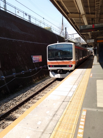 海浜幕張駅から東所沢駅の乗車記録(乗りつぶし)写真