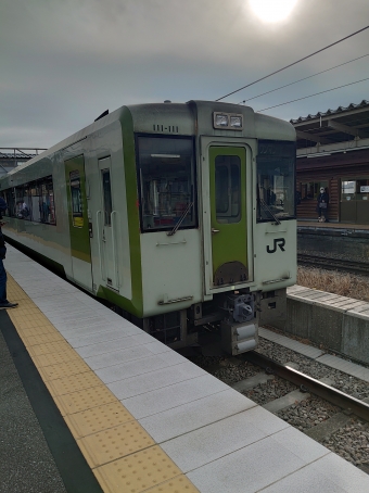 小淵沢駅から小諸駅の乗車記録(乗りつぶし)写真