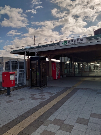 上菅谷駅から常陸太田駅の乗車記録(乗りつぶし)写真