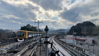 城北駅から長楽寺駅の乗車記録(乗りつぶし)写真