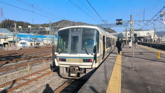 嵯峨嵐山駅から園部駅の乗車記録(乗りつぶし)写真