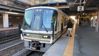 亀岡駅から馬堀駅の乗車記録(乗りつぶし)写真