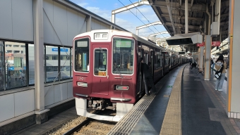 十三駅から東向日駅の乗車記録(乗りつぶし)写真
