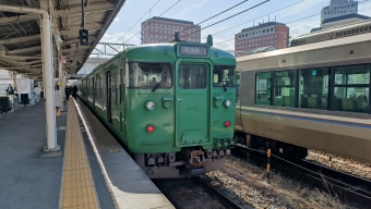草津駅から三雲駅の乗車記録(乗りつぶし)写真