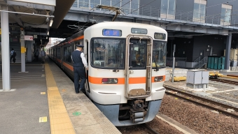 南四日市駅から桑名駅の乗車記録(乗りつぶし)写真