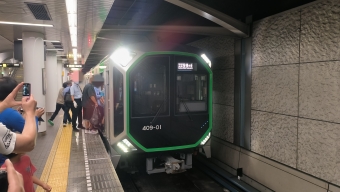 長田駅からコスモスクエア駅の乗車記録(乗りつぶし)写真
