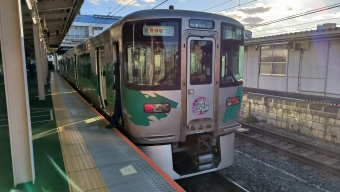 三河豊田駅から岡崎駅の乗車記録(乗りつぶし)写真