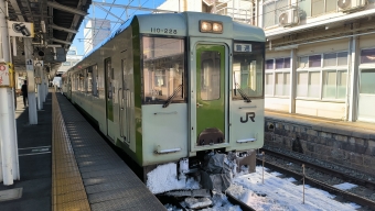 長野駅から越後川口駅の乗車記録(乗りつぶし)写真