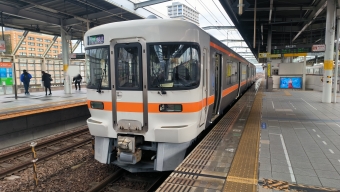 岐阜駅から那加駅の乗車記録(乗りつぶし)写真