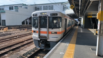 二川駅から豊橋駅の乗車記録(乗りつぶし)写真