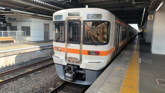 豊橋駅から米原駅の乗車記録(乗りつぶし)写真