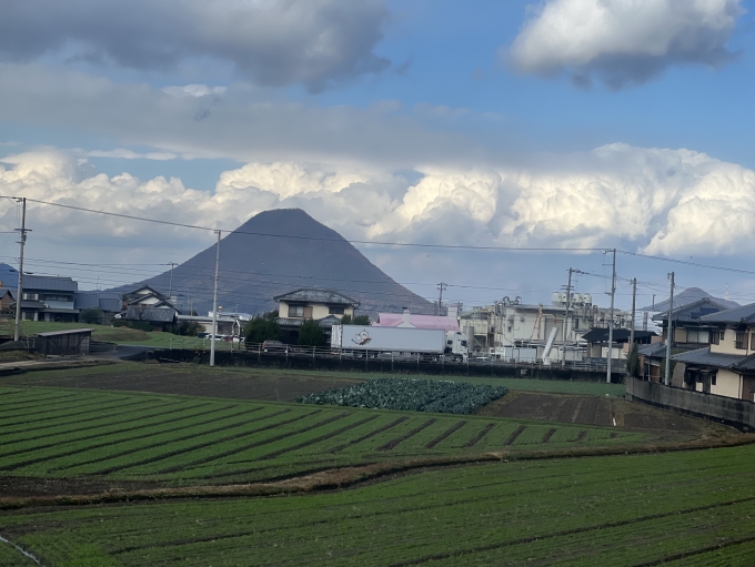 鉄道乗車記録の写真:車窓・風景(1)     「讃岐富士」